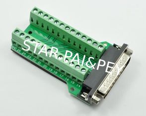 DB25-M2 Female 25Pin Plug Breakout To PCB Board Terminals Connectors  Male / Female terminal block adapter