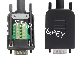 DB9 Male / Female with box terminal block adapter