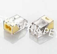 Push-wire lighting connectors