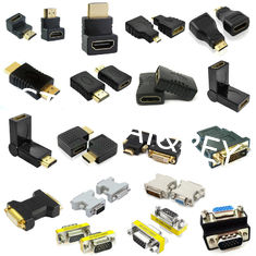 HDMI Male to Female DVI VGA Converter Video Adapter Mixed Wholesale