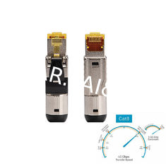 RJ45 Network Modular Plugs Cat8 Shielded Connectors 8P8C High Speed 40 Gbps