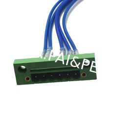 5.08mm Feed Through Terminal Blocks Wiring Harness Cable Assembly Customized Service