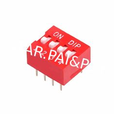 DIP Switch Pitch:2.54mm, double pins.