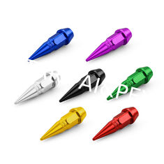 Tunning dust tire air valve cap tire 4Pcs Universal Aluminum Styling