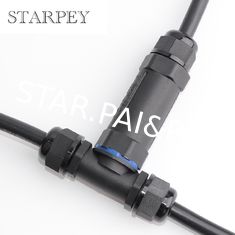 T Type 4 pin wire underwater connector electrical quick fast installation 4 ways IP68 waterproof connector