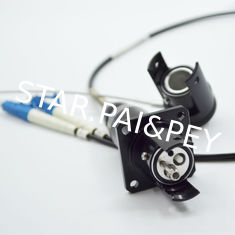 2pin  network outdoor plug aviation connector military optical fiber