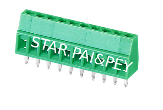 2.54mm/0.1'in Pitch terminal block pin dip 180°| Pitch: 2.54mm | Part No.511-2.54-103