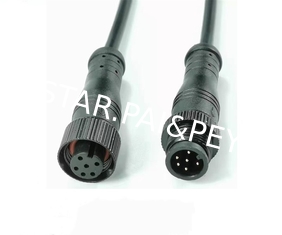 06 poles circular male female waterproof connector,3poles mini connector for LED Lighting