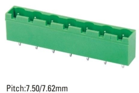 Plug-Terminal Block socket closed straight pin Pitch:7.62mm / 0.3 in