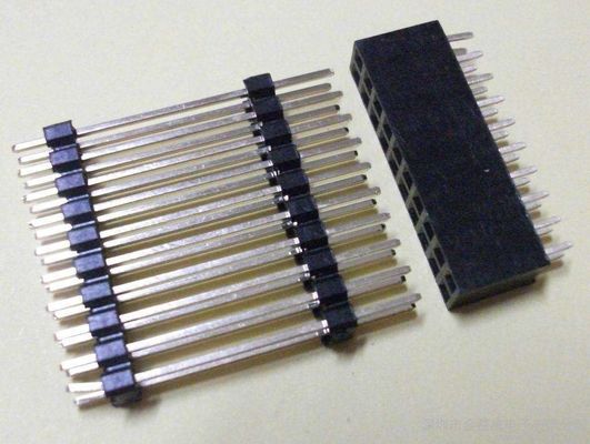 double Rows Straight Male 2.54mm Breakable Pin Header connector