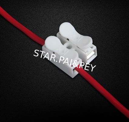2 Pole Quick Wire Connector Terminal Block Spring Connector LED Strip Lighting