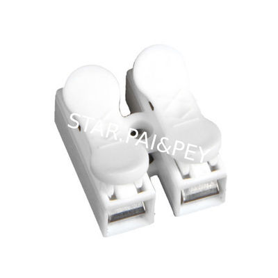 2 Pole Quick Wire Connector Terminal Block Spring Connector LED Strip Lighting