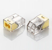 Push-wire lighting connectors