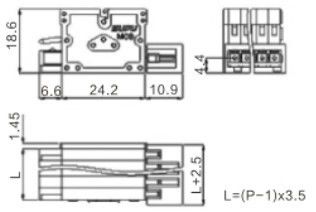 Spring-cage Clamp Terminal Male Standard Style Pitch: 3.50mm/0.138 in
