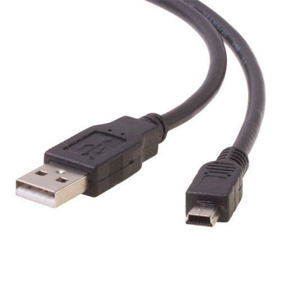 USB 2.0 Type A Male To Mini B 5 Pin Male Camera Cellphone Data Cable