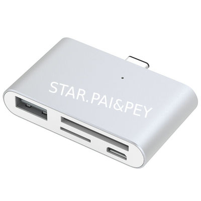 USB 3.1 TYPE-C to USB 2.0 Hub SD TF OTG Card Reader for Smart Phone Tablet PC