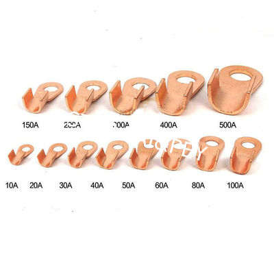 Open Barrel Wire Crimp Copper Ring Lug Terminals OT 5A to 500A