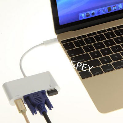 USB 3.1 type C to VGA Monitor USB 3.0 Type C Female Charger Adapter Converter