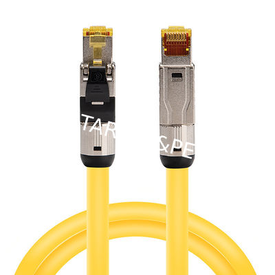 RJ45 Network Modular Plugs Cat8 Shielded Connectors 8P8C High Speed 40 Gbps