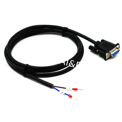 DB9 Male Or Female Connector RS485 Serial Port to 2-pin Terminals Exapansion Cable