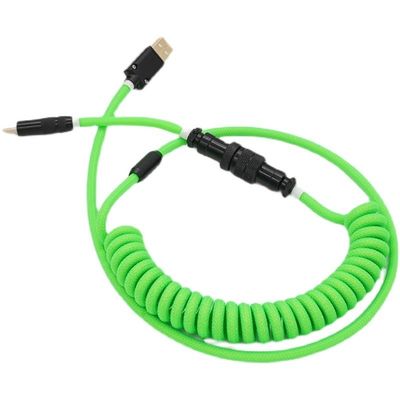 Sectional Type C USB Charging Cable Mechanical Keyboard Coiled Data Charge Cable Kit
