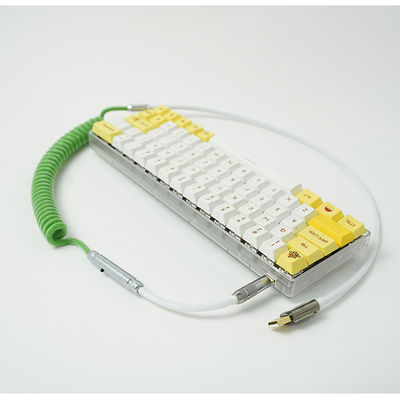 Sectional Type C USB Charging Cable Mechanical Keyboard Coiled Data Charge Cable Kit