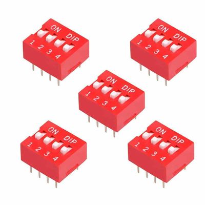 DIP Switch Pitch:2.54mm, double pins.
