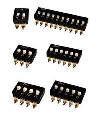 SMD dip switch pitch 2.54mm