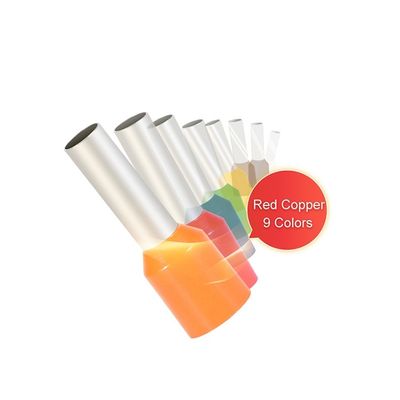 Closed end electric 1mm wire Boot Lace Ferrules connector tube Terminal