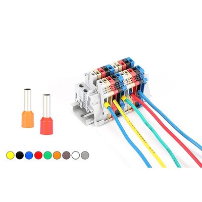 Closed end electric 1mm wire Boot Lace Ferrules connector tube Terminal
