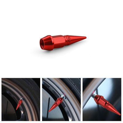 Tunning dust tire air valve cap tire 4Pcs Universal Aluminum Styling