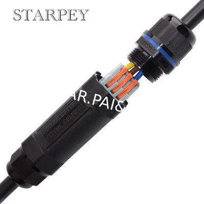 4 Pin Strong Sealed Quick Connect Disconnect Waterproof Electrical IP68 Wire Connector for outdoor lighting