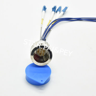 Electrical 7 pin fiber optic cable automotive connect fast connector