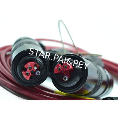 2 pin 4 pin photoelectric plug fiber cable connector industrial socket