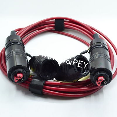 2 pin 4 pin photoelectric plug fiber cable connector industrial socket