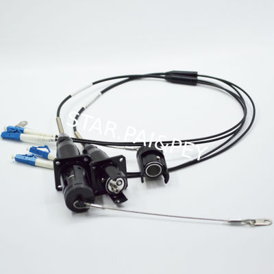 2pin  network outdoor plug aviation connector military optical fiber