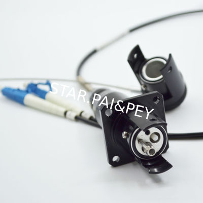 2pin  network outdoor plug aviation connector military optical fiber
