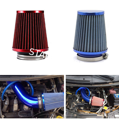 Universal 76mm 3Inch High Flow auto air filter cleaner for car