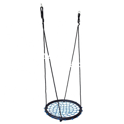 24 INCH Round Therapy Net Swing Seat with Hanging Rope for Kids