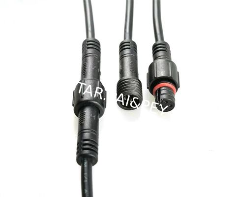 03 poles circular male female waterproof connector,3poles mini connector for LED Lighting