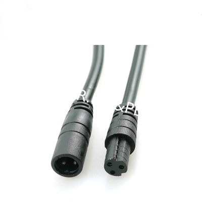 03 poles circular male female waterproof connector,3poles mini connector for LED Lighting