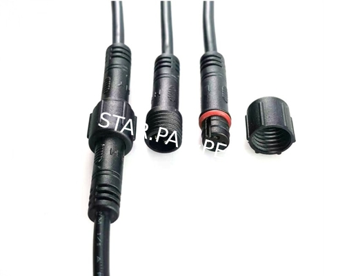 04 poles circular male female waterproof connector,3poles mini connector for LED Lighting