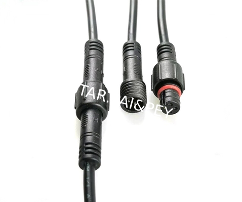 04 poles circular male female waterproof connector,3poles mini connector for LED Lighting