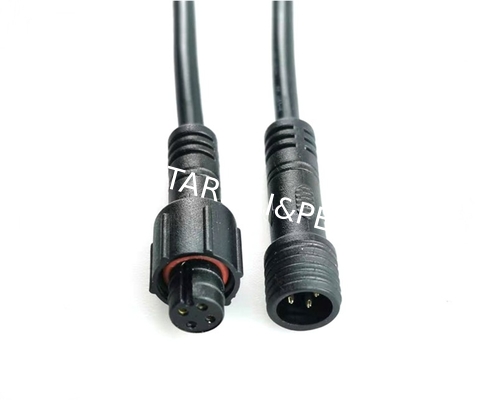 04 poles circular male female waterproof connector,3poles mini connector for LED Lighting