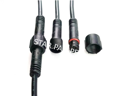 04 poles circular male female waterproof connector,3poles mini connector for LED Lighting