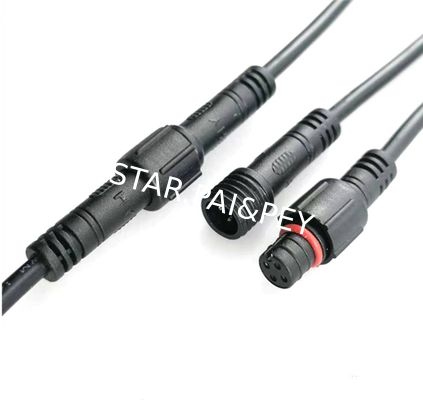 05 poles circular male female waterproof connector,3poles mini connector for LED Lighting