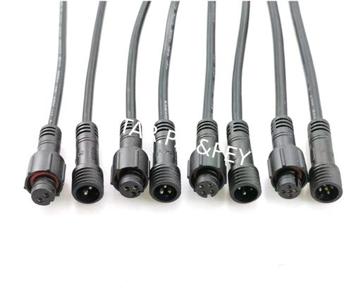 05 poles circular male female waterproof connector,3poles mini connector for LED Lighting