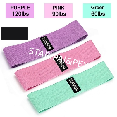 Yoga Gym Exercise fitness for Legs Glutes Booty Hip Fabric Resistance Bands