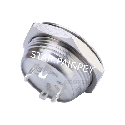 Push button switch 12mm flattest metal Momentary waterproof 12V