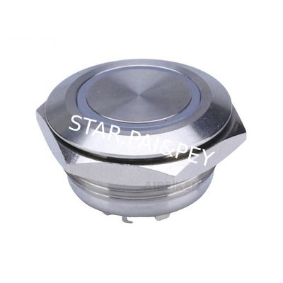 Push button switch 16mm flattest metal Momentary waterproof 12V